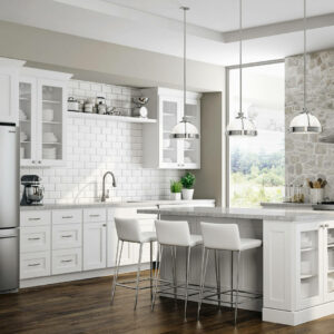 White Kitchen Interior | Hopkins Floor Co