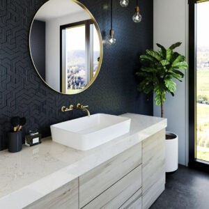 Cambria Bathroom Countertop | Hopkins Floor Co